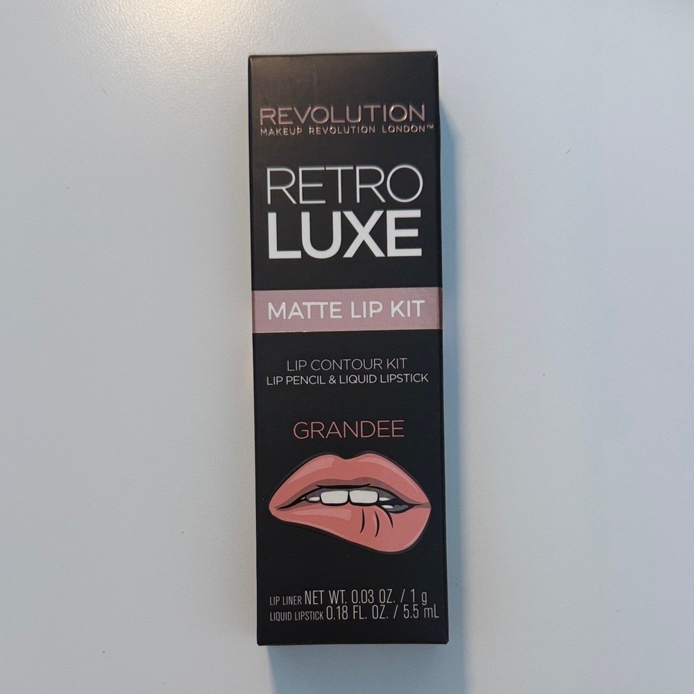 Revolution Retro Luxe Matte Liquid‎ Lipstick Lip Liner